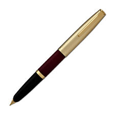 Aurora Vintage Duo Cart Fountain Pen Bordeaux Resin with Gold Plated Cap -Medium picture
