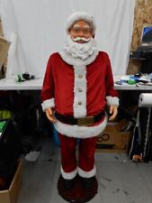 Gemmy Life Size Santa Claus Animated Singing Dancing Christmas Karaoke 5ft picture