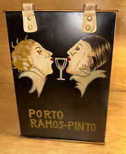Porto Ramos Pinto Metal Tin Shopping Bag Tin Can With Handles picture
