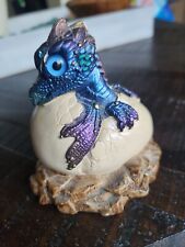 Windstone Editions Pena 1984 Hatching Peacock Empress Baby Dragon Egg Hatchling picture
