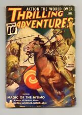 Thrilling Adventures Pulp Jan 1940 Vol. 32 #2 FR/GD 1.5 picture