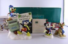 Disney WDCC, Merry Messengers, Mickey Donald Minnie Pluto, LE 2000 w Box and COA picture