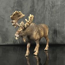 Schleich Male BULL MOOSE 2016 Retired Wildlife Animal Figure picture