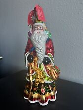 Christopher Radko 2005 Dutch Treat Santa Claus Glass Ornament  Special Event Box picture