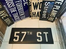 NYC SUBWAY ROLL SIGN 57th STREET BILLIONAIRES ROW YORK AVENUE SUTTON PLACE ART  picture