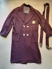 US Naval Academy vintage Graduation Jacket Gown with sash Purple Rare 43