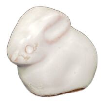 Keramik Hallstatt Austria Mini Bunny Rabbit Vtg MCM Tiny Figurine Toy picture