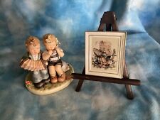 Hummel figurine Tuning Up, Easel, & Plaque with box 5.5 inch picture