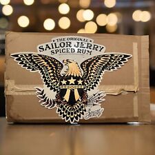 sailor Jerry Caribbean Rum, Spiced Rum, Metal Tin, Sign Display ￼ picture