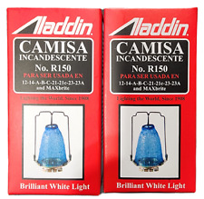 TWO BRAND NEW IN BOX ALADDIN LAMP CAMISA INCANDESCENTE PART # R150 FRESH PRODUCT picture