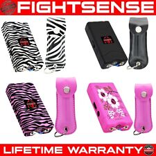FIGHTSENSE HEAVY DUTY STUNGUN WITH LED FLASHLIGHT &PEPPER SPRAY FOR SELF DEFENSE picture
