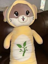 Rare Vintage Japanese Large Plush Animal Pillow ( Xindouer) LOOK 34” Long picture