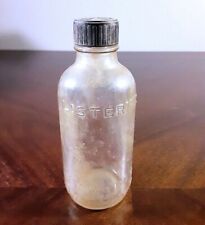 Vintage Original Embossed Listerine Bottle w/ Lid Listerine Antiseptic 1885-2000 picture