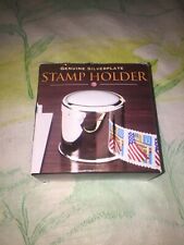 Genuine Silverplate Stamp Holder Lexington CA 09180 picture