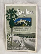 Antique San Jose Santa Clara County Chamber Of Commerce Booklet 1900s Ephemera  picture