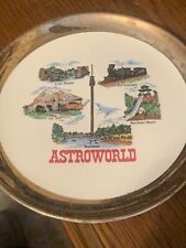 Vintage Astroworld Houston, TX  9” Commemorative Plate picture