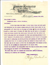 1902 BILL HEAD LETTERHEAD - PHILLIP HAIBACH - RIEGER & GRETZ BREWING CO BEER picture