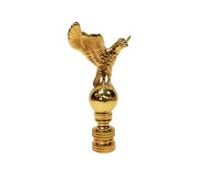 Lamp Finial-EAGLE ON ORB-Polished Brass Finish, Highly detailed metal casting picture