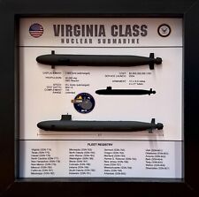 Virginia Class Submarine Shadow Display Box, SSN-774, 9