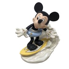 Lenox Disney Surf’s Up Mickey Mouse Figurine Mickey For All Seasons Surfing Surf picture