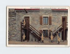 Postcard Fort Ticonderoga New York Ethan Allen Stairway West Barracks USA picture