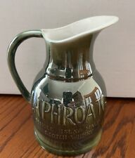 Laphroaig Ceramic Bar WHISKEY Pitcher Persabus Pottery Hand Crafted picture