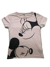 Disney Store London Pink Minnie & Mickey Mouse T-Shirt Sz XS Short Sleeve Thin picture