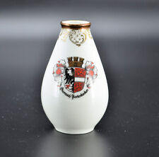 Garmisch-Partenkirchen Coat of Arms Vase Mankenhammer Floss Porcelain Germany C9 picture