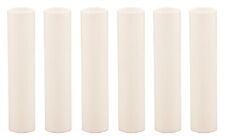 4 Inch Cream Plastic Candle Cover For Candelabra Base Lamp Sockets, 6 Pieces picture
