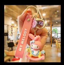 Sanrio My Melody Action Figure Keychain Bag Pendant Key Ring HelloKitty Mymeloy picture