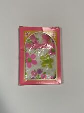 Vtg Tom Fields Tinkerbell Cosmetics Powder Mitt 70s Floral NOS USA Made picture