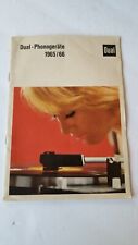 Dual 1965/66 Phonogerate phonograph color catalog RARE in very good condition picture
