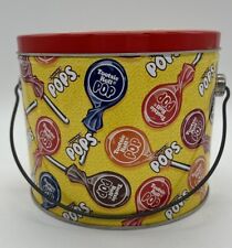 Limited  Edition: Tootsie Roll Pop Tin Can Metal Pail Handle Candy  1997 Series3 picture