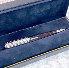 Dunhill Ballpoint Pen Rare Sidecar Brown Marble Lacquer Palladium Finish w/Case picture