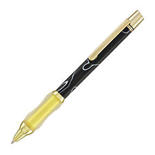 Sensa Metro Gold Ballpoint Pen in Piano Black Swirl - NEW in Original Box picture