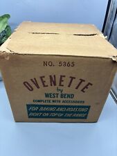 Vintage Ovenette by West Bend Aluminum Set Complete NOS In Box #5365 picture