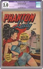 Phantom Lady #20 CGC 2.0 RESTORED 1948 4387061002 picture