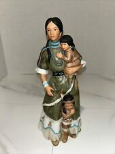 Home Interiors “Morning Star & Children “ Vtg. Native American Statue, No Flaws picture