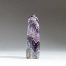 Polished Chevron Amethyst Point from Brazil (202.7 grams) picture