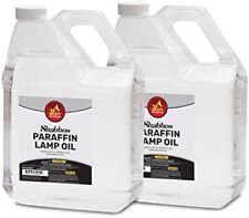 2Pk Shabbos 1 Gallon Paraffin Lamp Oil Lantern Oil Clear Smokeless Burning Fuel picture