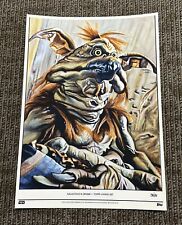 Topps Star Wars Fine Art Living Set Print 10x14 Salacious B. Crumb /81 picture