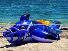 Nintendo Splatoon 3 Shark Ride Float Beach Pool SPT-1171-BLE Size 110×154×66cm picture