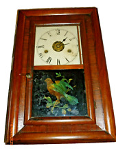Antique Vintage  Seth Thomas Mantle Clock Brass Spring Thirty Hour Clock Bird picture