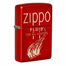 Zippo Zippo Retro Design Metallic Red Windproof Lighter, 49586 picture