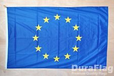 EUROPEAN UNION DURAFLAG 150cm x 90cm 5x3 ft QUALITY FLAG ROPE & TOGGLE EUROPE picture