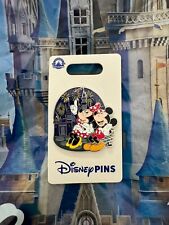 2024 NEW Disney Parks Mickey & Minnie Mouse Watching Fireworks At Castle OE Pin picture
