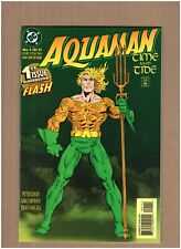 Aquaman: Time and Tide #1 DC Comics 1993 Flahs app. Peter David VF+ 8.5 picture
