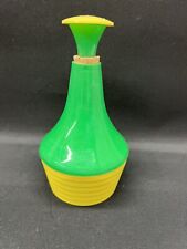 Vintage Gothamware Plastic Green Yellow  Ironing Laundry Sprinkler Bottle picture