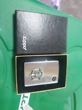 2004 “Dream Catcher” Brushed Chrome ZIPPO Lighter Turquoise & Pewter Eagle picture