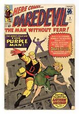 Daredevil #4 GD 2.0 1964 1st app. Killgrave the Purple Man picture